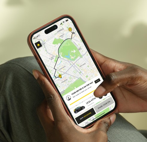 Addison Lee App Screen Driver on Way