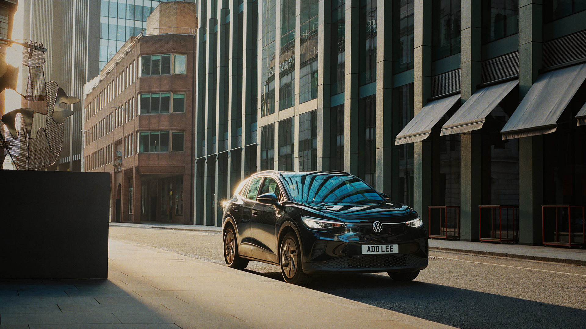 Addison Lee fully electric iD4 vehicle in London