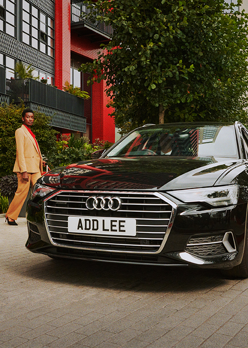 Addison Lee executive Car with woman getting in