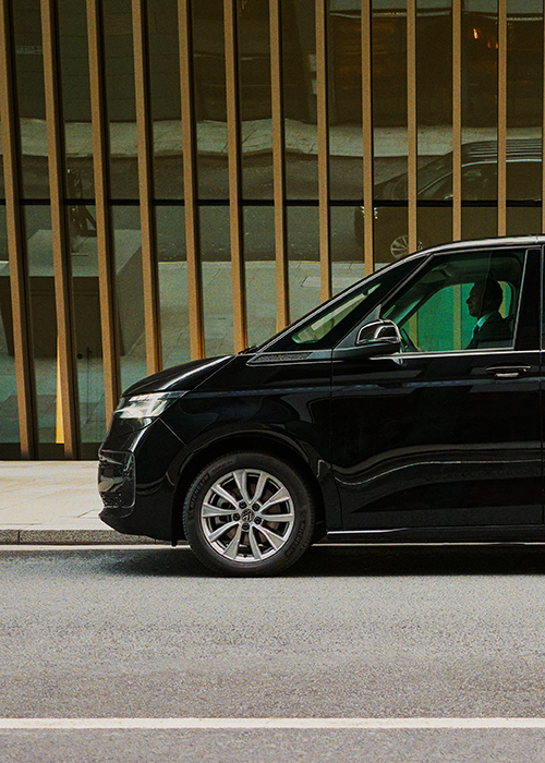 Addison Lee Car multivan in London City