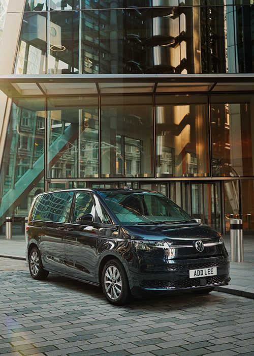 Addison Lee Car in London City infront of office