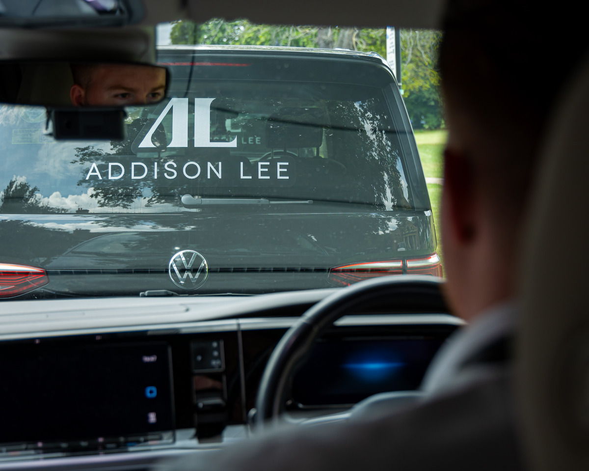 addison lee driver while driving