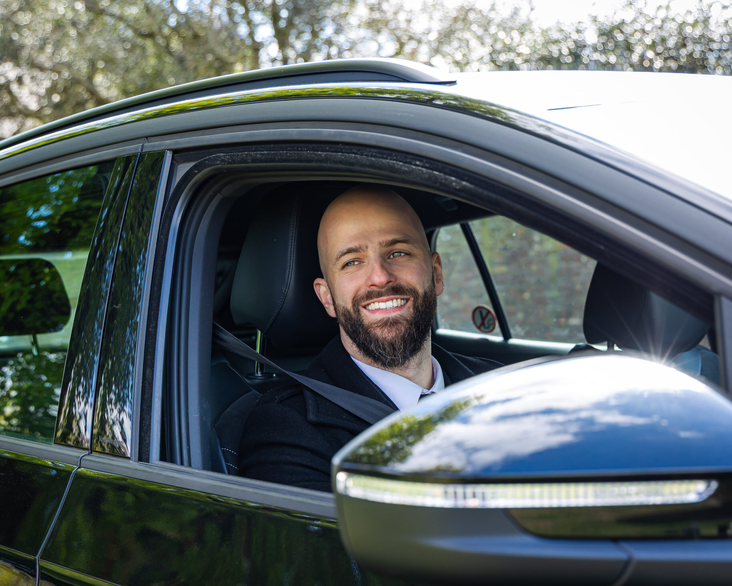 Addison Lee Driver in Electric Car